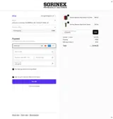 Sorinex coupon verification screenshot