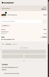 FIRST15 coupon verification screenshot