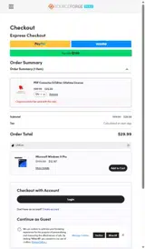 Sourceforge Deals coupon verification screenshot