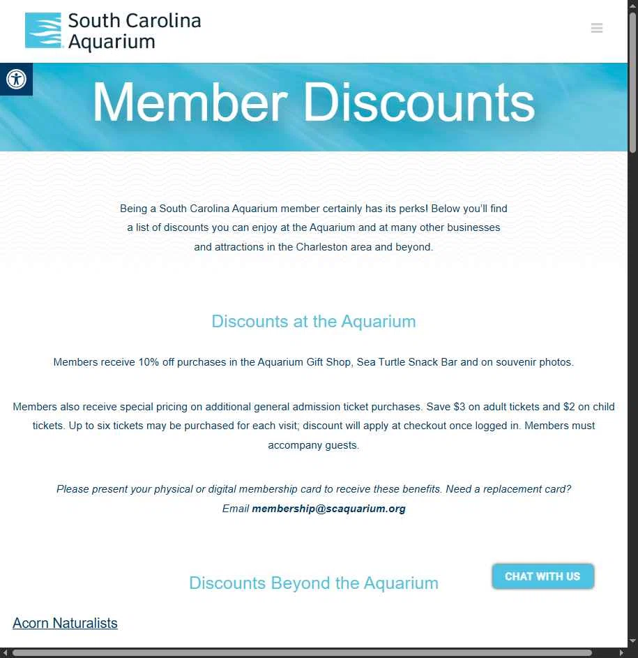 South Carolina Aquarium checkout page showing South Carolina Aquarium discount code box | Screenshot taken by SimplyCodes community member on Dec 21, 2025