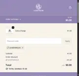 JOSEENRIQUE coupon verification screenshot