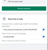 PLANE2ROME coupon verification screenshot
