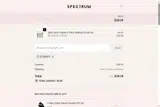 Spectrum Collections coupon verification screenshot
