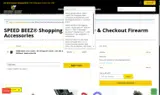 Speed Beez coupon verification screenshot