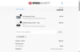 Speed Society coupon verification screenshot