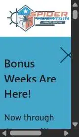 Spider Mountain coupon verification screenshot