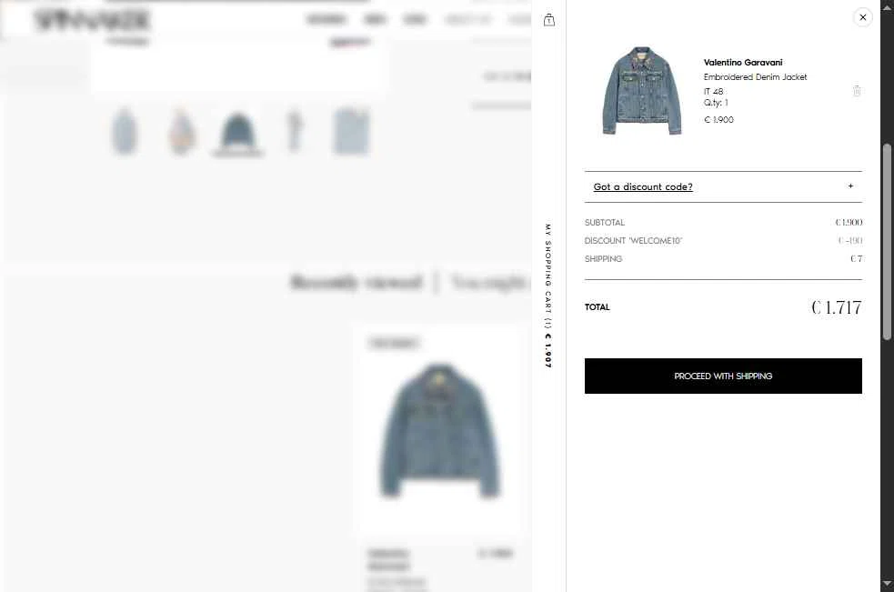 Spinnaker Boutique checkout page showing Spinnaker Boutique promo code box | Screenshot taken by SimplyCodes community member on Aug 6, 2025