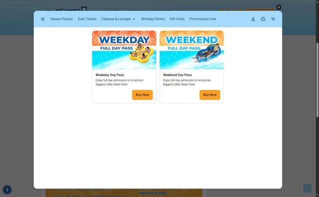 SplashDown Beach checkout page showing SplashDown Beach coupon code box | Screenshot taken by SimplyCodes community member on Jul 2, 2025