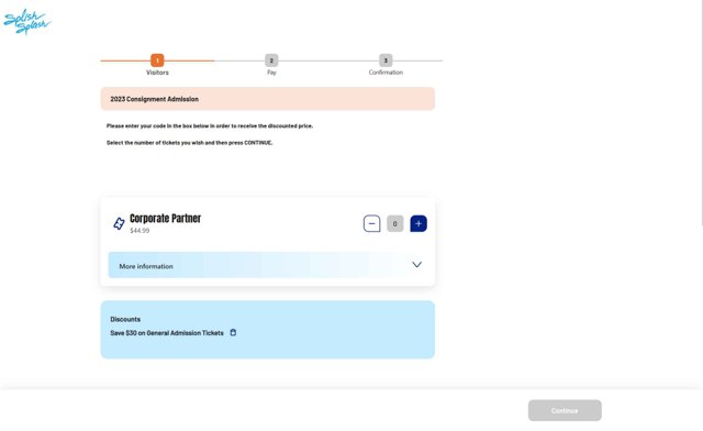 Splish Splash checkout page showing Splish Splash promo code box | Screenshot taken by SimplyCodes community member on Sep 2, 2025