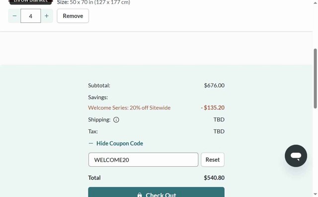 Spoonflower checkout page showing Spoonflower coupon code box | Screenshot taken by SimplyCodes community member on Aug 22, 2025