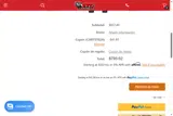 CARTSTG26 coupon verification screenshot