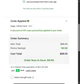 Sporting Kansas City coupon verification screenshot