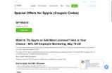 SPYRIX10. coupon verification screenshot