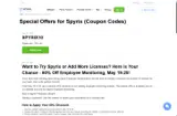 SPYRIX10 coupon verification screenshot