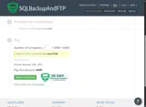 SQLBackupAndFTP coupon verification screenshot