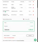 review40 coupon verification screenshot
