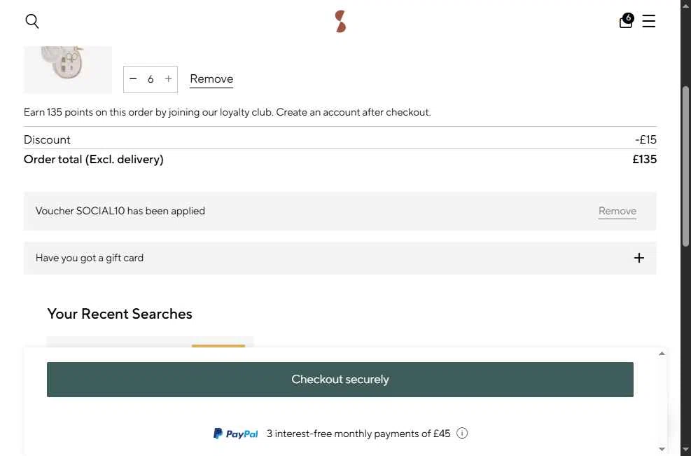 Stackers UK checkout page showing Stackers UK discount code box | Screenshot taken by SimplyCodes community member on Oct 27, 2025
