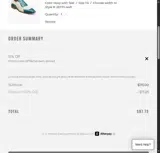 Stacy Adams coupon verification screenshot
