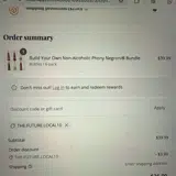 THE.FUTURE.LOCAL10 coupon verification screenshot