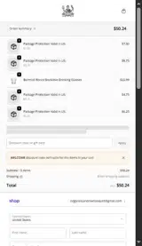 Welcome coupon verification screenshot