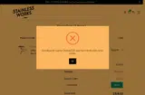 Stainless Works coupon verification screenshot