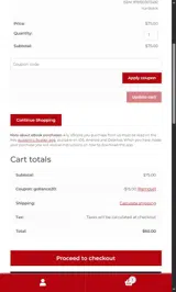 Stanford University Press coupon verification screenshot