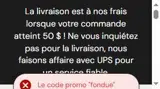 fondue coupon verification screenshot