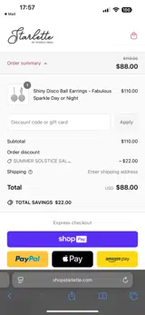 SUMMERSOLSTICESAL coupon verification screenshot