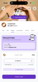 Starpowa coupon verification screenshot