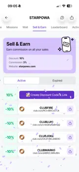 Starpowa coupon verification screenshot