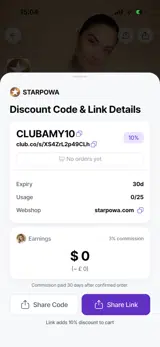 Starpowa coupon verification screenshot