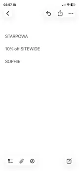 Starpowa coupon verification screenshot