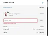 Starpowa coupon verification screenshot