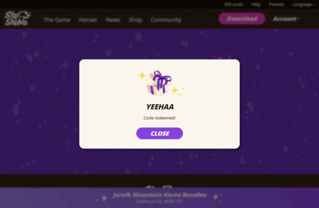 Star Stable checkout page showing Star Stable discount code box | Screenshot taken by SimplyCodes community member on Jul 22, 2025