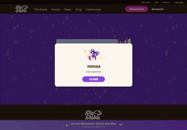 Star Stable checkout page showing Star Stable discount code box | Screenshot taken by SimplyCodes community member on Jul 22, 2025