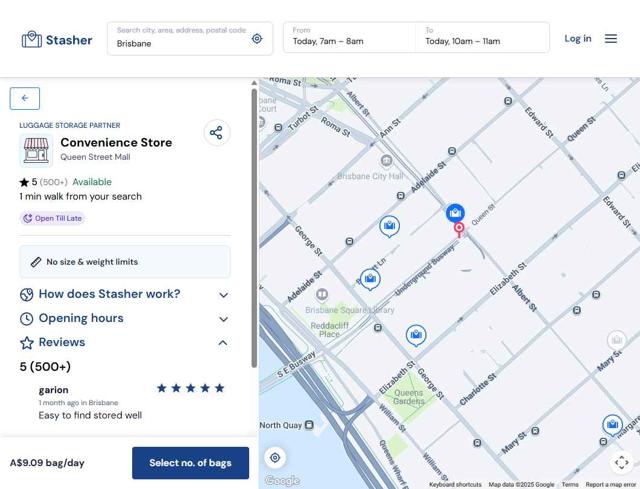 Stasher Luggage checkout page showing Stasher Luggage coupon code box | Screenshot taken by SimplyCodes community member on May 29, 2025