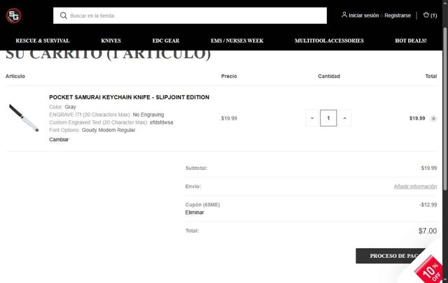Statgear checkout page showing Statgear coupon code box | Screenshot taken by SimplyCodes community member on Jul 27, 2025