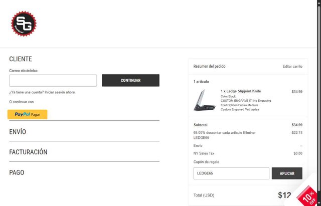Statgear checkout page showing Statgear coupon code box | Screenshot taken by SimplyCodes community member on Jul 15, 2025