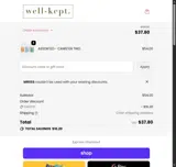 Stay Well Kept coupon verification screenshot