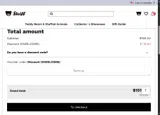 Steiff North America coupon verification screenshot