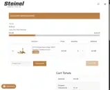 Steinel Ammunition coupon verification screenshot
