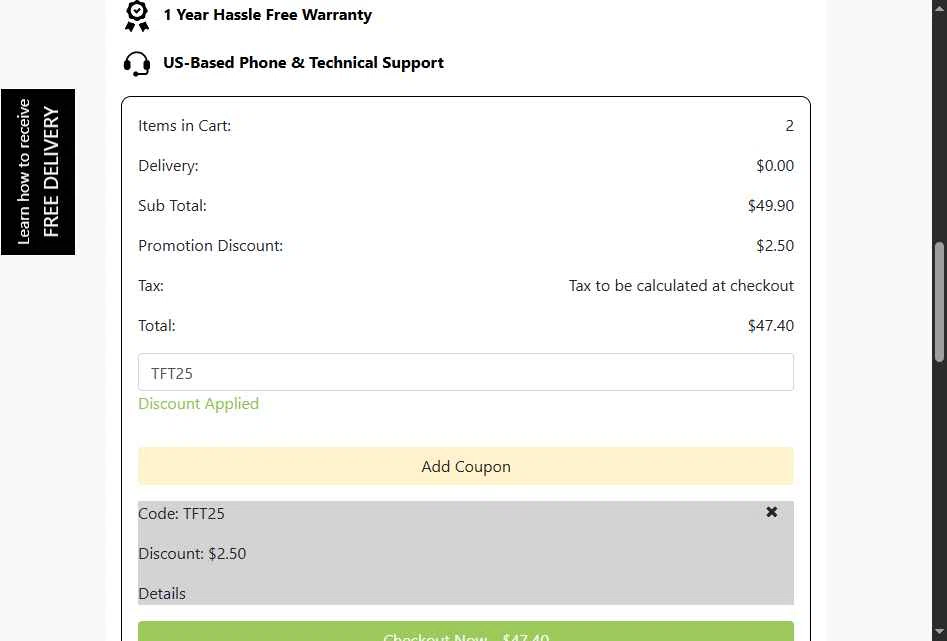 Steiner Tractor checkout page showing Steiner Tractor coupon code box | Screenshot taken by SimplyCodes community member on Dec 5, 2025