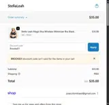 Brooke01 coupon verification screenshot