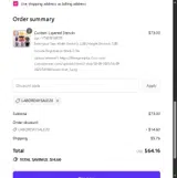 LABORDAYSALE20 coupon verification screenshot