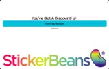 StickerBeans coupon verification screenshot