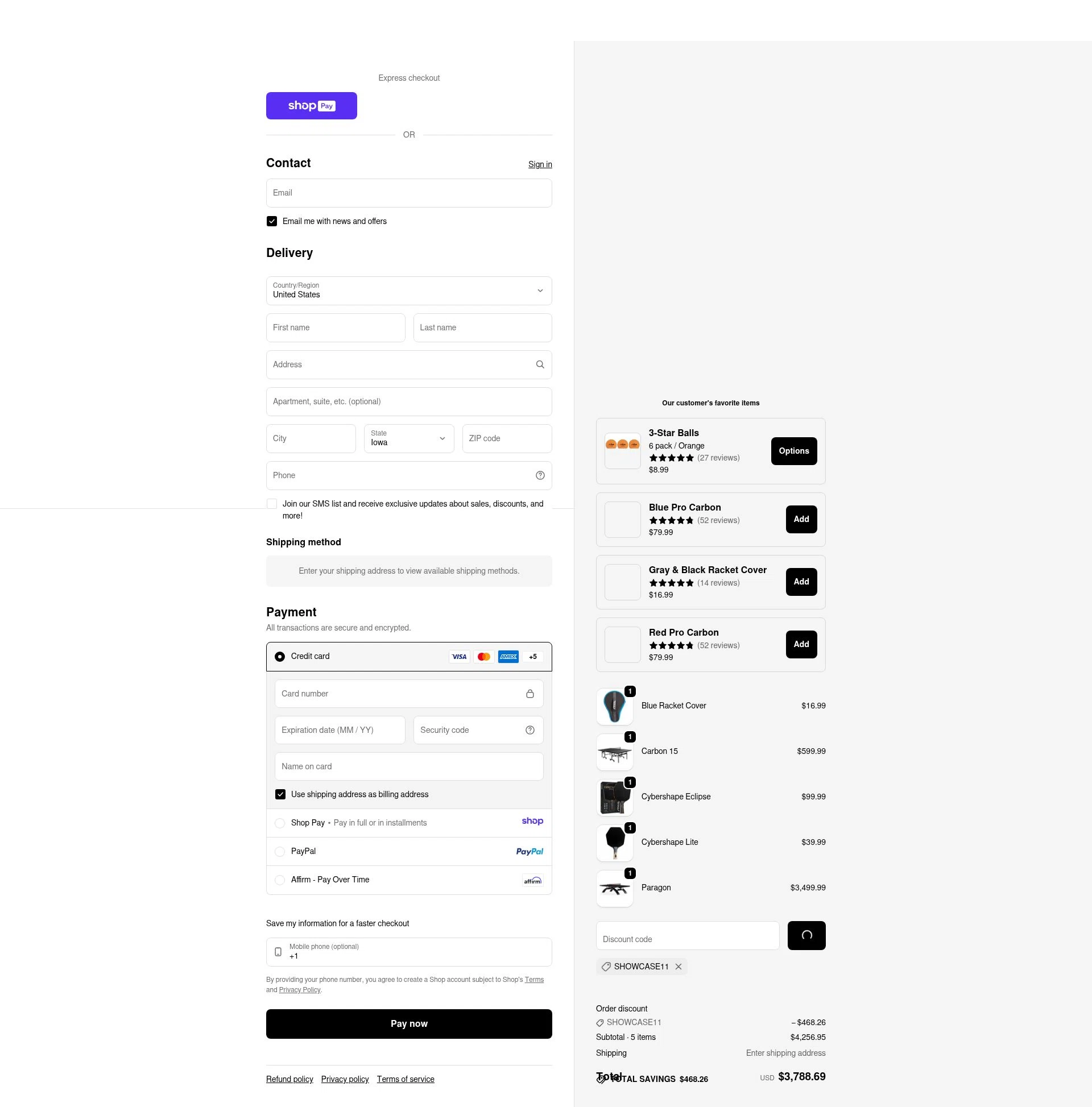 Stiga US checkout page showing Stiga US promo code box | Screenshot taken by SimplyCodes community member on Jan 9, 2026