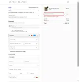 Stitch and Feather coupon verification screenshot
