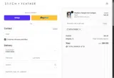 Stitch and Feather coupon verification screenshot