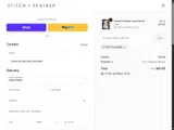 Stitch and Feather coupon verification screenshot
