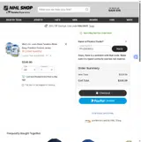 St. Louis Blues Shop coupon verification screenshot